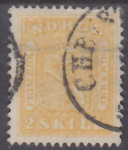 NORGE - 1863 / 1865 - EDICIÓN DEFINITIVA LEÓN Mi. 6 - usado - Imagen 1 de 2