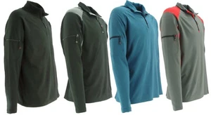 TERRAMAR W8453 HOMBRE GEO GRID LANA LS CAPA BASE TÉRMICA CUELLO CREMALLERA TOP GRANDE - Imagen 1 de 18