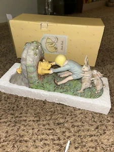 Classic Winnie the Pooh Bear Disney Charpente Michel & Company Book Ends Vintage - Picture 1 of 5