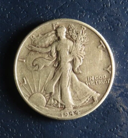 1944 Walking Liberty Half Dollar  90% Silver Cover