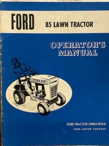 Ford 85 tractor de césped manual del operador - Imagen 1 de 1