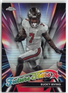2024 Topps Chrome Bucky Irving (RC) Future Stars Insert Refractor Tampa Bay FS19 - Picture 1 of 2