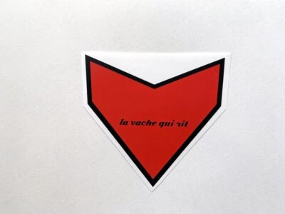 Goldorak Jumbo "la vache qui rit" REPRO autocollant Mattel Goldrake Grendizer - Immagine 1 di 4