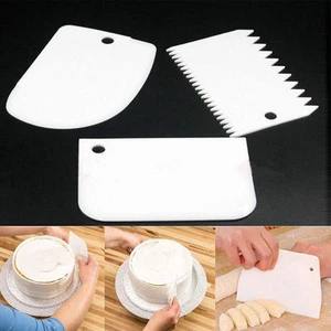 Raspador esmalte suave para pasteles Pk3 herramientas decoración de pasteles fondant helado crema de mantequilla - Imagen 1 de 8