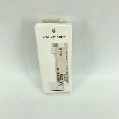 Genuine Apple HDMI to DVI Video Adapter Dongle White - Image 1 of 4