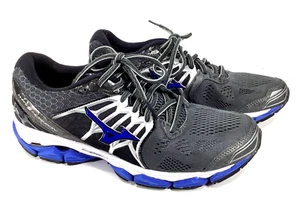 Mizuno Men’s Wave Horizon Gray Blue Running Shoes Size 9.5 Athletic Gym Sneaker - Picture 1 of 12