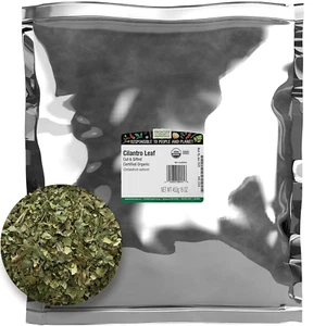 Organic Cilantro Leaf, Cut & Sifted, 1Lb Bulk Bag - Dried Cilantro Seasoning - P - Picture 1 of 12