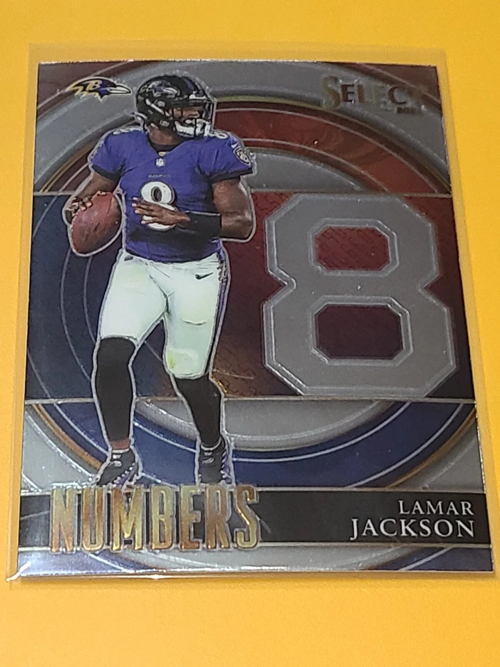 RAVENS LAMAR JACKSON 2021 PANINI SELECT NUMBERS #SN-5 - Image 1 of 1