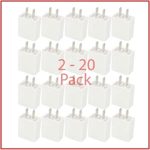 Universal Lot 5V 1A Usb Ac Wall Charger Us Plug Power Adapter For Apple Samsung  - Picture 1 of 10