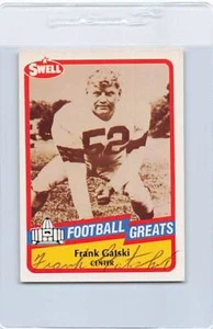 1989 Swell Football Greats 130 Frank Gatski Signed Auto *K6209 - Picture 1 of 2