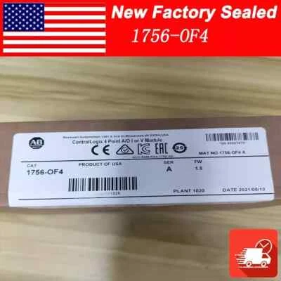 NEW Factory Sealed AB 1756-OF4 SER A ControlLogix 4 Pt PLC Output Module 1756OF4 - Image 1 of 4