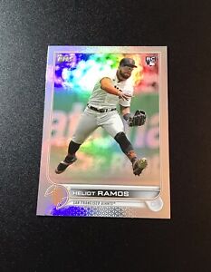 Heliot Ramos Rainbow Foil Parallel Rookie Card RC 2022 Topps Update US154 Giants