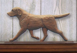 Chocolate Lab Retriever Sign Plaque Wall Decor - Picture 1 of 1