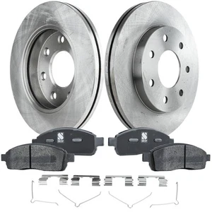 Brake Rotor and Pad Kit For 2004-2008 Ford F-150 Front Solid 2-Wheel Set - Picture 1 of 12