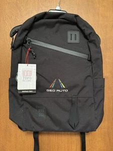 Topo Designs Daypack Tech 20 L Backpack Black NWT laptop School Pack Bag Travel - Picture 1 of 5