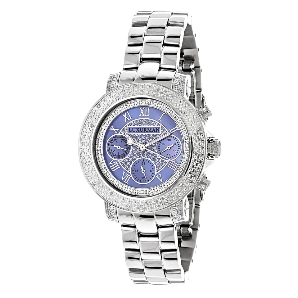 Reloj Mujer Acero Inoxidable Diamante | Luxurman Montana 36 mm Foto 1 de 4