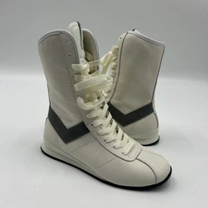 PONY Womens KO-80 High Classic Genuine Leather Premium Lace Up Size 6 SAMPLE - Picture 1 of 8