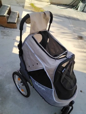 Ibiyaya Happy Pet Bike Trailer-Jogger 2.0 Foldable 3-Wheel Medium Pet  - Image 1 of 4