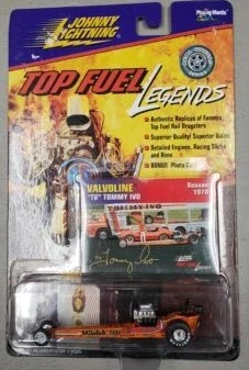 Johnny Lightning 472-01 1:64 Top Fuel Legends Valvoline "TV" Tommy Ivo Dragster Foto 1 de 1