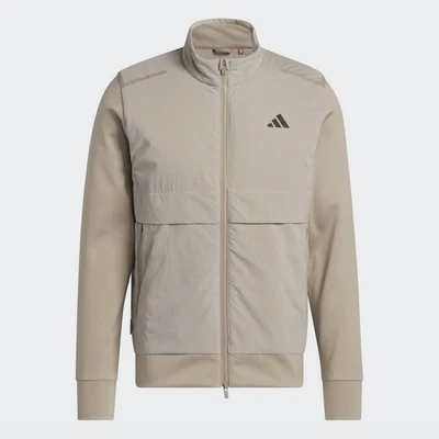 adidas Ultimate365 Tour Frostguard Prima Loft Lined Full-Zip Jacket Putty Beige - Image 1 of 4