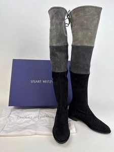 Stuart Weitzman Trio Lowland Suede Over The Knee Boots Size 5.0M NEW - Picture 1 of 10