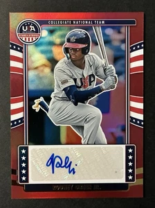 2024 Panini Stars and Stripes - (Rodney Green Jr.) Red Auto (6/49) A’s - Picture 1 of 2