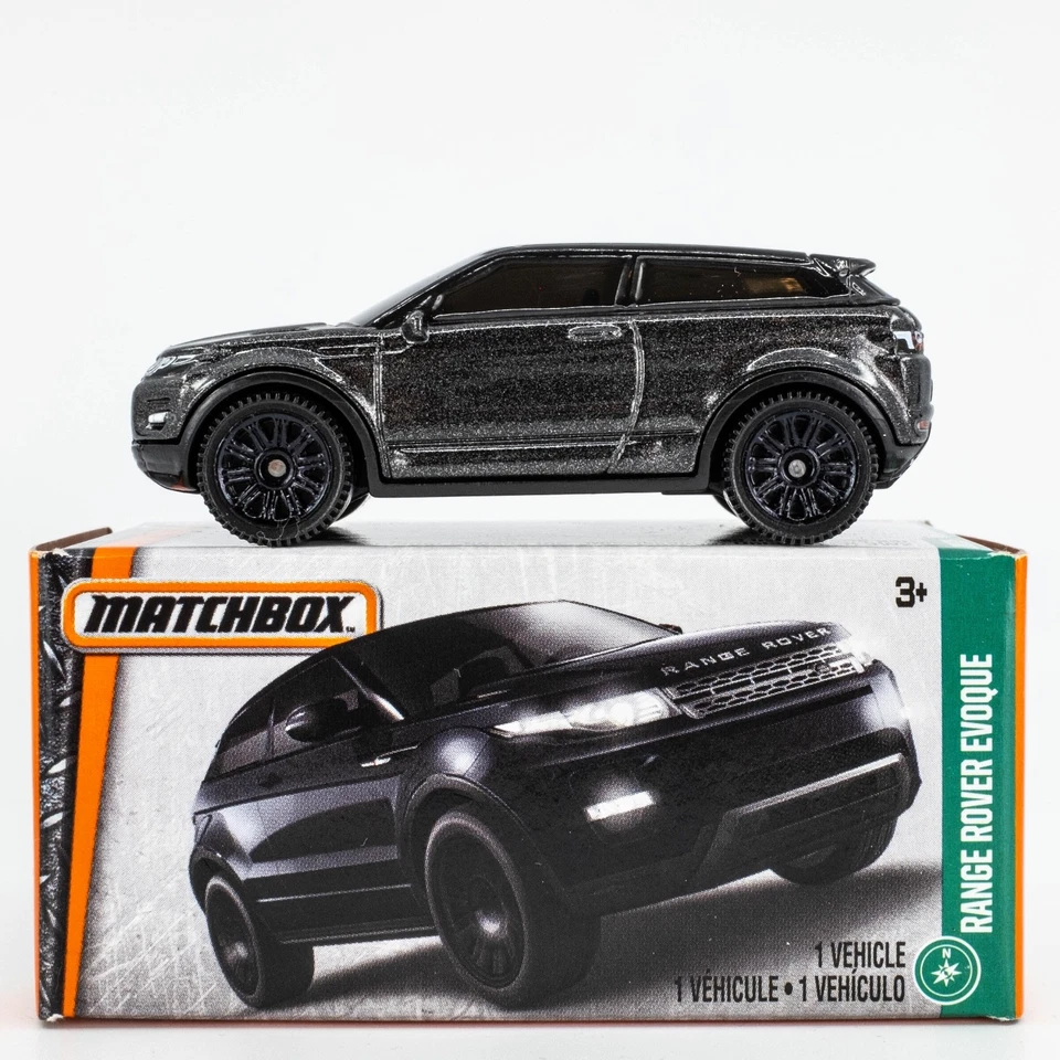 2017 Matchbox Power Grabs #100 Range Rover Evoque CARPATHIAN GREY METALLIC | FSB - Image 1 of 1