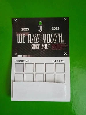 UEFA JUVENTUS - SPORTING 4/11/2025  PASS / Stadium Allianz Torino  - Immagine 1 di 2