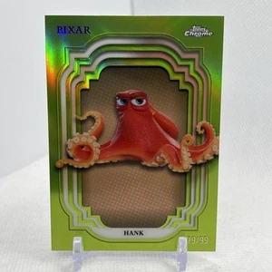 Hank 2024 Topps Chrome Disney Pixar Green Refractor /99 Finding Dory / Nemo - Picture 1 of 6
