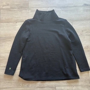 Dudley Stephens Sweater Women's L Fleece Mock Wide Neck Quilted Pockets Top - Picture 1 of 6