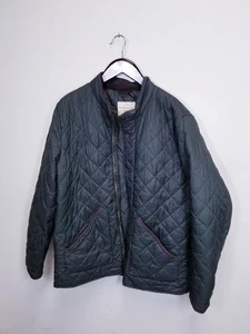 Original Weatherproof Vintage Black Nylon Quilted Utility Jacket Size XXL - Picture 1 of 3