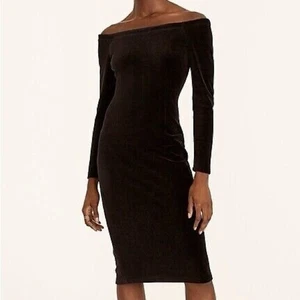 J. Crew Boatneck Italian Velvet Dress Mario Bellucci Italian Fabric Black 2 NWT - Picture 1 of 16