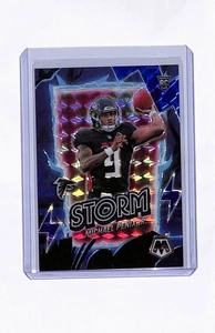 2024 Mosaic Michael Penix Jr. Storm RC Blue Rookie /99 Falcons #10 - Picture 1 of 2