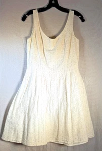 Lilly Pulitzer Posey Resort White Daisy Lane Lace Sleeveless Dress Size 8 - Foto 1 di 8