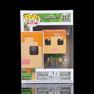 Funko Pop + Protector! Games #317 Minecraft - Alex *Vaulted Mint* - Picture 1 of 14