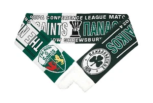 The New Saints V Panathinaikos / TNS v ΠΑΝΑΘΗΝΑΪΚΟΣ 2024 Europa Match Scarf - Picture 1 of 7