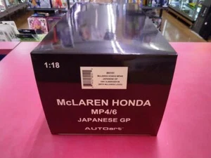 AUTOART Maclaren Honda MP4/6 #2 Berger Japanses Gp 1991 G.Berger # 2 WH Mclaren - Foto 1 di 8