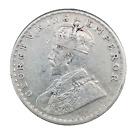 Britisch-Indien 1919 (B) Bombay 1 Rupie Silbermünze, King George V XF-AU KM#524
