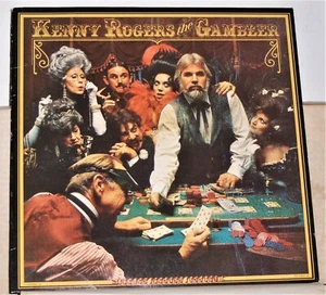 Kenny Rogers - The Gambler - 1978 LP Record Album with Poster - Vinyl Near Mint - Picture 1 of 2