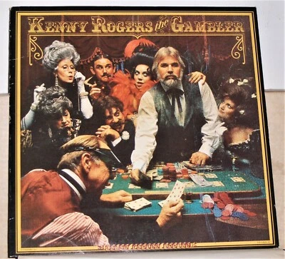 Kenny Rogers - The Gambler - 1978 LP Record Album with Poster - Vinyl Near Mint - Image 1 of 2