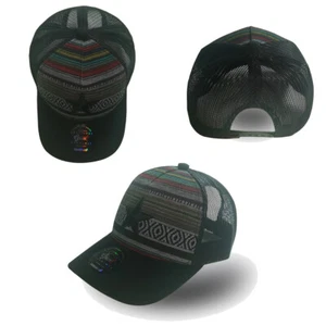 Adjustable Snapback Mesh Baseball Cap Washed Trucker Cap Breathable Sun Hat - Picture 1 of 6