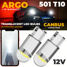 For Alfa Romeo MiTo T10 501 Number Plate Led Bulbs Error Free Canbus 2012-2018