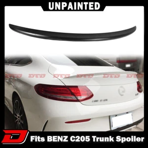 Matte Black Rear Trunk Spoiler 21 Fit For Mercedes BENZ C-Class C205 2DR A-Style - Bild 1 von 4