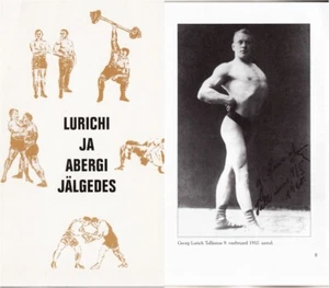 Monografía de los Campeones de Lucha Francesa del MUNDO Georg LURICH y Alexander ABERG - Imagen 1 de 10