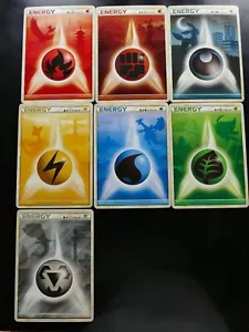 Pokémon seltenes Set mit 7 Energiekarten Legend HeartGold HGSS Japanisch 2009 - Bild 1 von 9