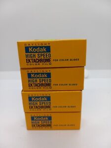 Vintage Kodak High Speed Ektachrome Film EH 120 Slides Exp. 1960 Lot of 4