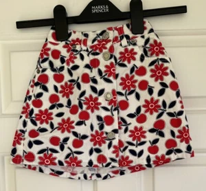 United Colors Of Benetton Floral Patterned Girls Skirt Age 4 excellent condition - Picture 1 of 2