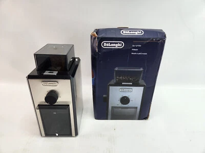 Molinillo de café KG89 De'Longhi Burr con molienda + selector de cantidad inoxidable nuevo Foto 1 de 4