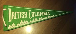 BEAUTIFUL VICTORIA BRITISH COLUMBIA PENNANT FLAG - Picture 1 of 4