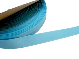 Aqua Blue Grosgrain Ribbon 7/8 inch wide x 5 yards Offray New Blue Pool B60 - Picture 1 of 3